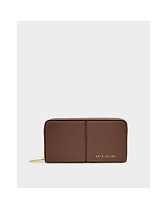 Katie Loxton Laila Patent Crackle Purse - Chocolate